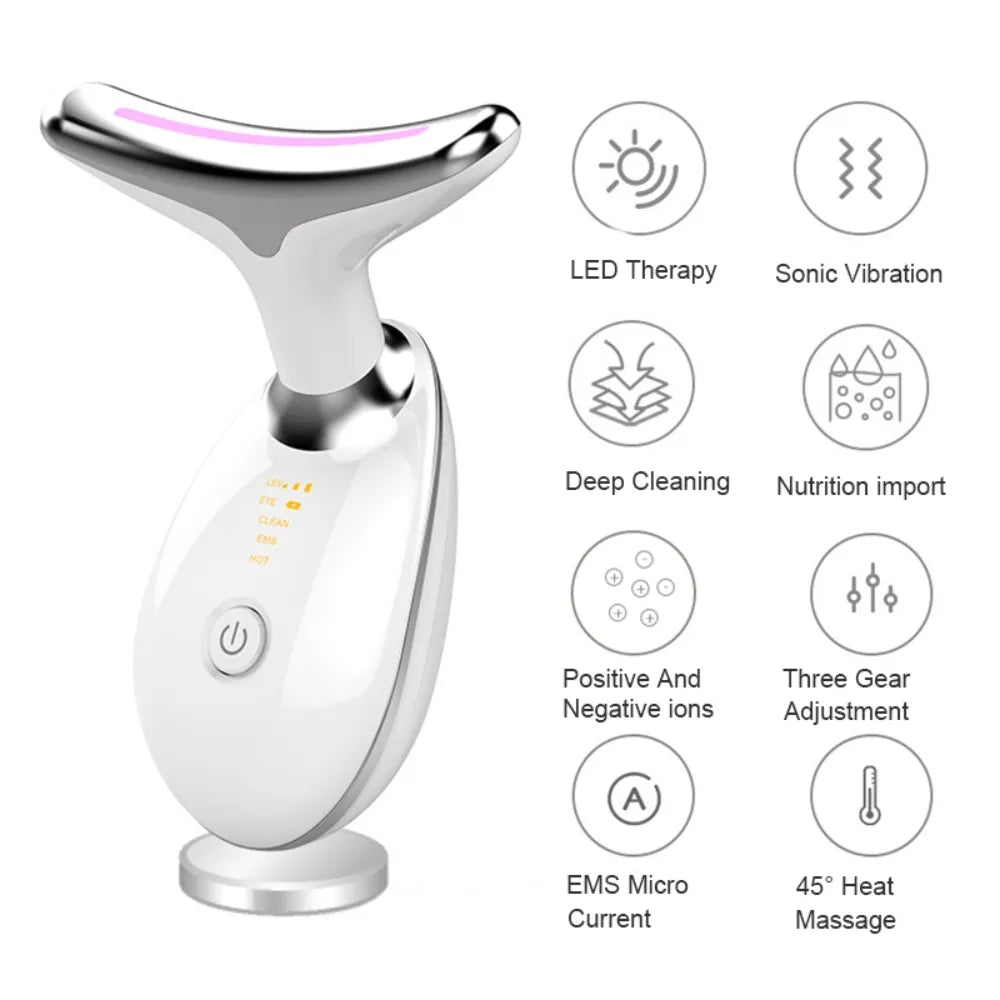 Face/Neck Firming Wrinkle Removal Tool Skin Lift Device Double Chin Reducer Beauty Device