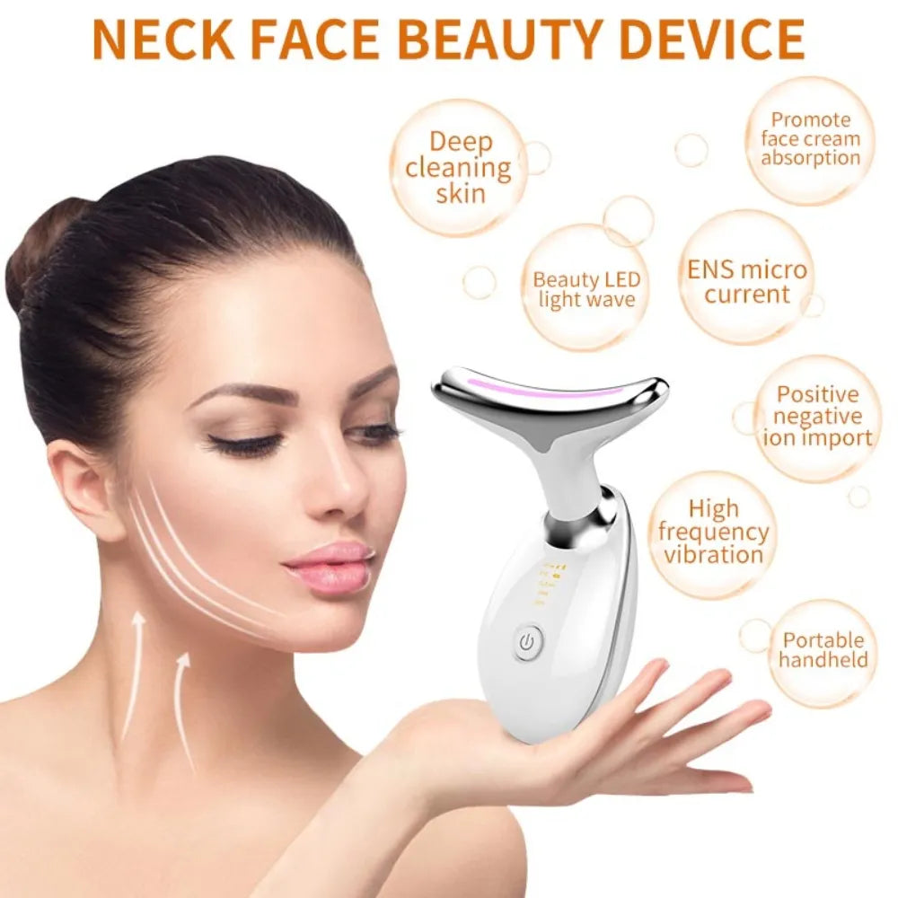 Face/Neck Firming Wrinkle Removal Tool Skin Lift Device Double Chin Reducer Beauty Device