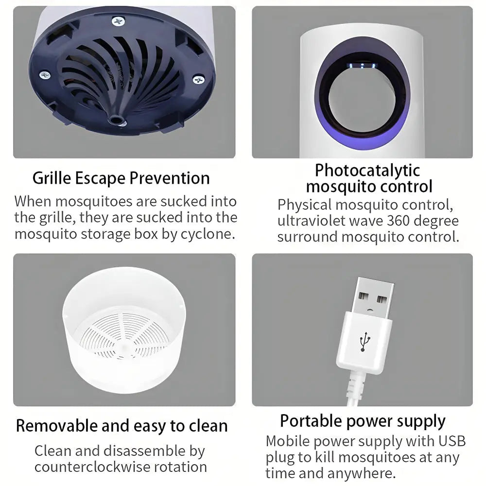 USB Electronic LED Mosquito Killer Machine Trap Lamp