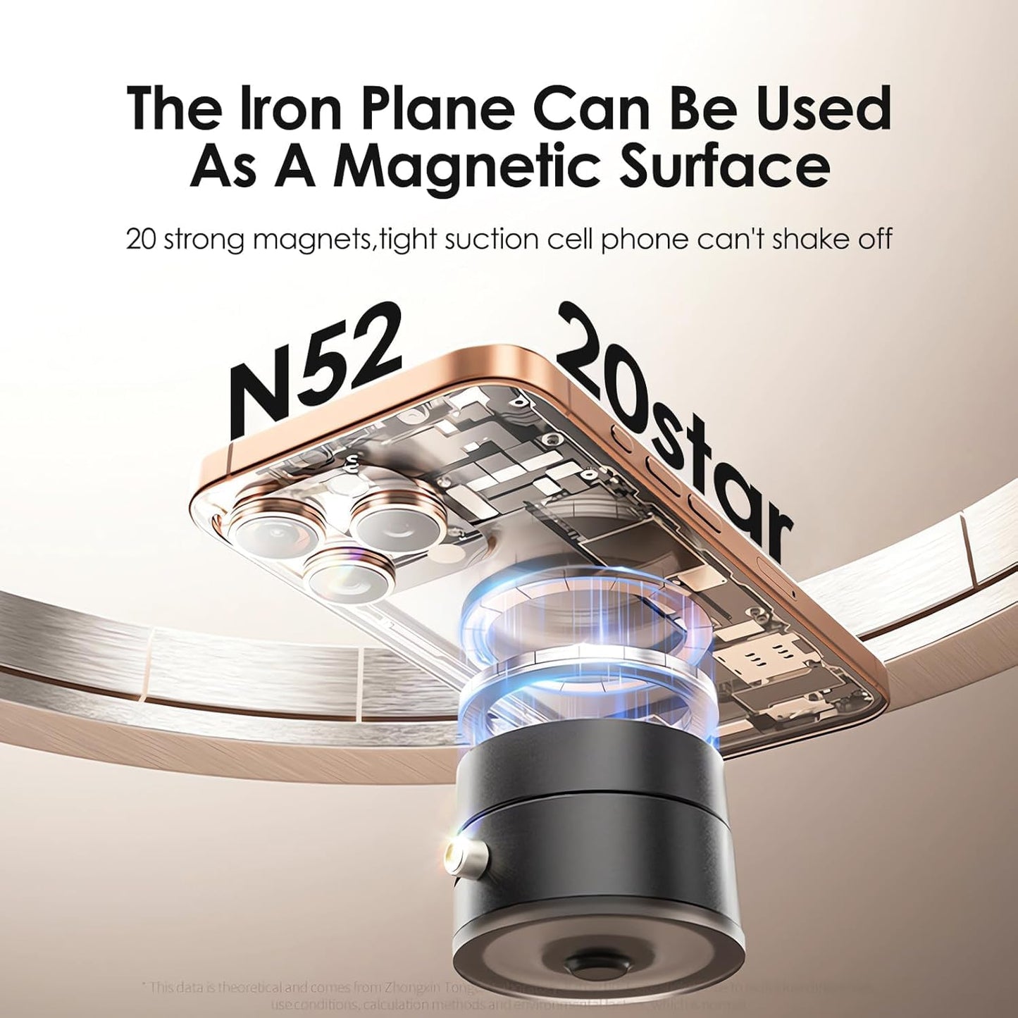 Viral Magnetic Vacuum Phone Holder : Premium Grade Magnet 🧲
