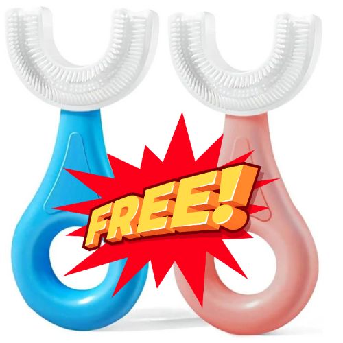 Kids U Shaped Toothbrush : Limited Time ⚠️ Free ⚠️